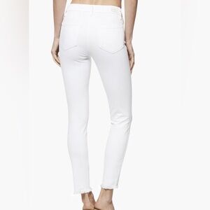 PAIGE White Skinny Jeans Sleek Tailored Fit / 25